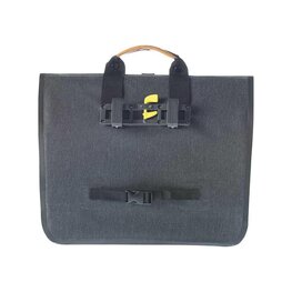 BASIL Kolesarska  torba - URBAN DRY - siva