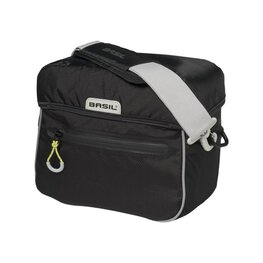 BASIL Kolesarska  torba - MILES HANDLEBAR BAG - črna/rumena