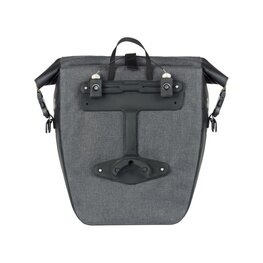 BASIL Kolesarska  torba - NAVIGATOR STORM MIK SIDE L - siva/črna