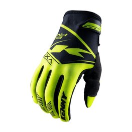 KENNY Kolesarske  rokavice z dolgimi prsti - BRAVE KID - rumena