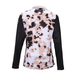 KENNY Kolesarski dres z dolgimi rokavi poletni - CHARGER - črna/bela/rožnata