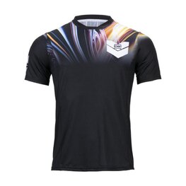 KENNY Kolesarski dres s kratkimi rokavi - INDY - črna/večbarvno