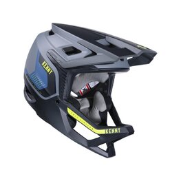 KENNY Kolesarska čelada - SPLIT - rumena/modra/siva