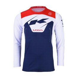 KENNY Kolesarski dres z dolgimi rokavi poletni - ELITE KID 24 - modra