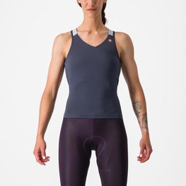 CASTELLI Kolesarski dres brez rokavov - SOLARIS TOP - modra
