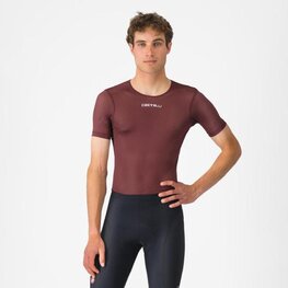 CASTELLI Kolesarska  majica s kratkimi rokavi - PRO MESH 2.0 - bordo