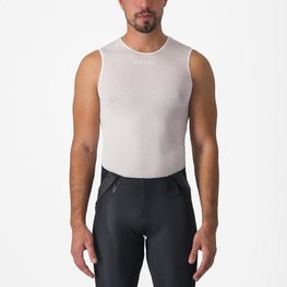 CASTELLI Kolesarska  majica brez rokavov - PRO MESH 2.0 - bela