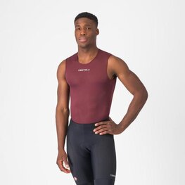 CASTELLI Kolesarska  majica brez rokavov - PRO MESH 2.0 - bordo