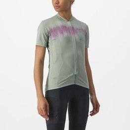CASTELLI Kolesarski dres s kratkimi rokavi - UNLIMITED SENTIERO 2 - zelena
