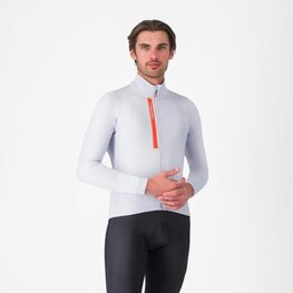 CASTELLI Kolesarski dres z dolgimi rokavi zimski - ENTRATA THERMAL - srebrna