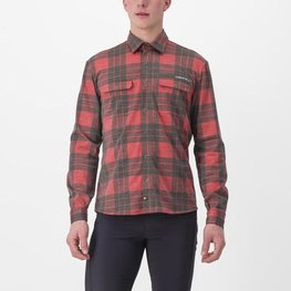 CASTELLI srajca - UNLIMITED FLANNEL - rdeča
