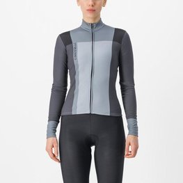 CASTELLI Kolesarski dres z dolgimi rokavi zimski - UNLIMITED W THERMAL - črna