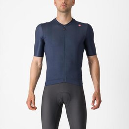 CASTELLI Kolesarski dres s kratkimi rokavi - ESPRESSO - modra