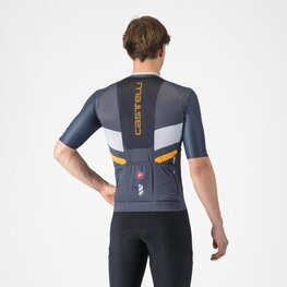 CASTELLI Kolesarski dres s kratkimi rokavi - UNLIMITED PRO - modra