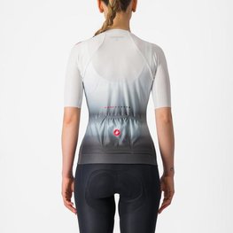 CASTELLI Kolesarski dres s kratkimi rokavi - CLIMBER'S 4.0 W - bela