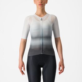 CASTELLI Kolesarski dres s kratkimi rokavi - CLIMBER'S 4.0 W - bela