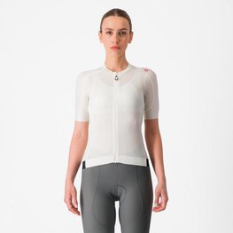 CASTELLI Kolesarski dres s kratkimi rokavi - ESPRESSO W - slonovina