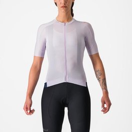 CASTELLI Kolesarski dres s kratkimi rokavi - ESPRESSO W - vijolična