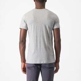 CASTELLI Kolesarska  majica s kratkimi rokavi - CLASSICO - siva