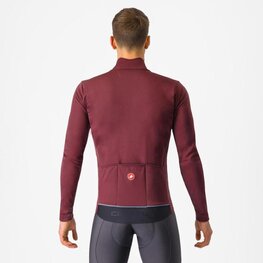 CASTELLI Kolesarska  podaljšana jakna - ESPRESSO AIR - bordo