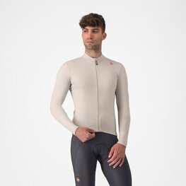 CASTELLI Kolesarski dres z dolgimi rokavi zimski - ESPRESSO THERMAL - siva