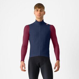 CASTELLI Kolesarski brezrokavnik - ESPRESSO VEST - modra