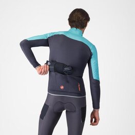 CASTELLI Kolesarska  podaljšana jakna - UNLIMITED - svetlo modra