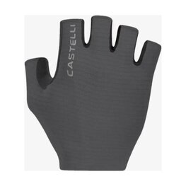 CASTELLI Kolesarske rokavice s kratkimi prsti - ESPRESSO - siva