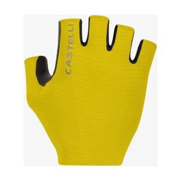 CASTELLI Kolesarske rokavice s kratkimi prsti - ESPRESSO - rumena