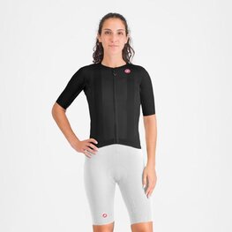 CASTELLI Kolesarske kratke hlače z naramnicami - FREE AERO RACE S W - bela