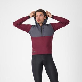 CASTELLI pulover - UNLIMITED ROAM - bordo