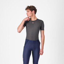 CASTELLI Kolesarska  majica s kratkimi rokavi - MEDIO BASE LAYER - siva