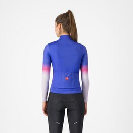 CASTELLI Kolesarski dres z dolgimi rokavi zimski - CORSO THERMAL - vijolična