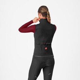 CASTELLI Kolesarski brezrokavnik - PERFETTO AIR W - črna