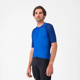 CASTELLI Kolesarski dres s kratkimi rokavi - AERO RACE 8S - modra