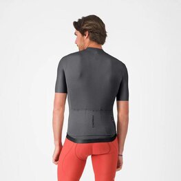 CASTELLI Kolesarski dres s kratkimi rokavi - ESPRESSO 2 - siva
