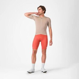 CASTELLI Kolesarski dres s kratkimi rokavi - ESPRESSO 2 - bež