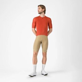 CASTELLI Kolesarski dres s kratkimi rokavi - ESPRESSO 2 - rdeča