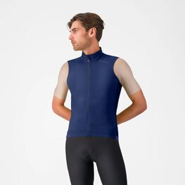 CASTELLI Kolesarski brezrokavnik - ESPRESSO 2 - modra