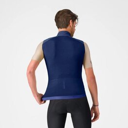 CASTELLI Kolesarski brezrokavnik - ESPRESSO 2 - modra