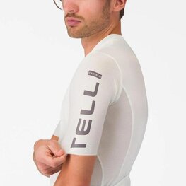 CASTELLI Kolesarski dres s kratkimi rokavi - ENTRATA APEX - slonovina