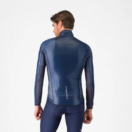 CASTELLI Kolesarska  vetru odporna jakna - ARIA SHELL 2 - modra