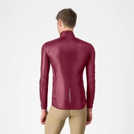 CASTELLI Kolesarska  vetru odporna jakna - ARIA SHELL 2 - bordo