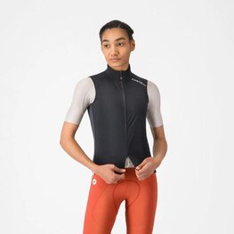 CASTELLI Kolesarski brezrokavnik - ESPRESSO 2 W - črna