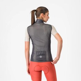 CASTELLI Kolesarski brezrokavnik - ARIA 2 W - siva