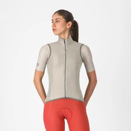 CASTELLI Kolesarski brezrokavnik - ARIA 2 W - bež