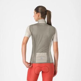 CASTELLI Kolesarski brezrokavnik - ARIA 2 W - bež