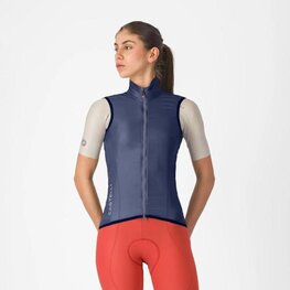 CASTELLI Kolesarski brezrokavnik - ARIA 2 W - modra