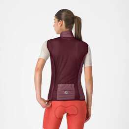 CASTELLI Kolesarski brezrokavnik - ARIA 2 W - bordo