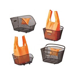 BASIL Kolesarska  torba - KEEP SHOPPER - rumena